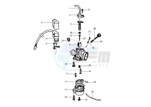 NRG POWER DT 50 drawing Carburetor