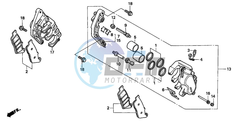 FRONT BRAKE CALIPER