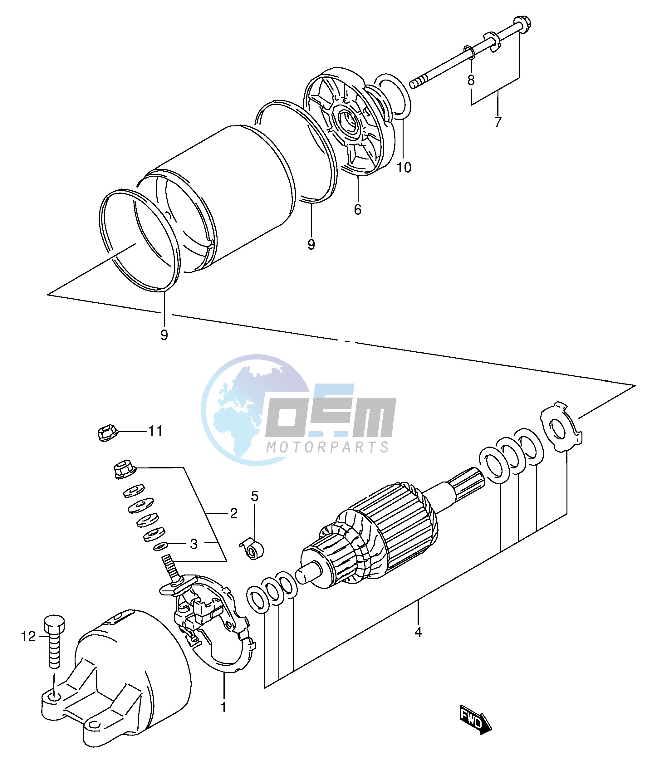 STARTING MOTOR