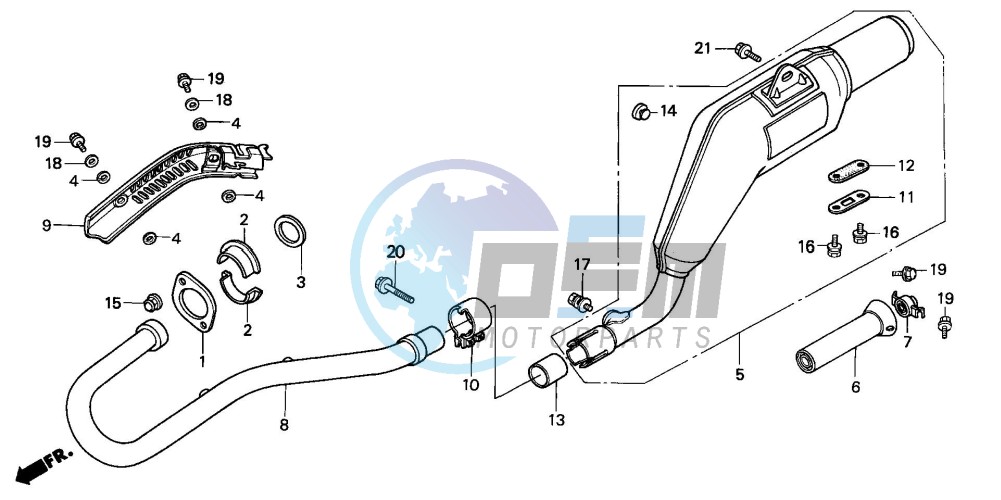 EXHAUST MUFFLER