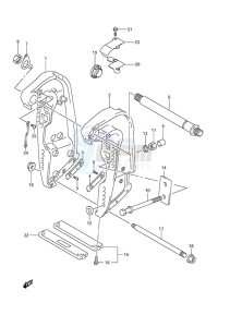 DF 200 drawing Clamp Bracket (Type: X)