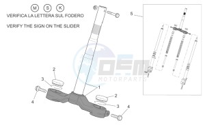 SR 50 H2O (ie+carb.) 03-12 drawing Front fork I