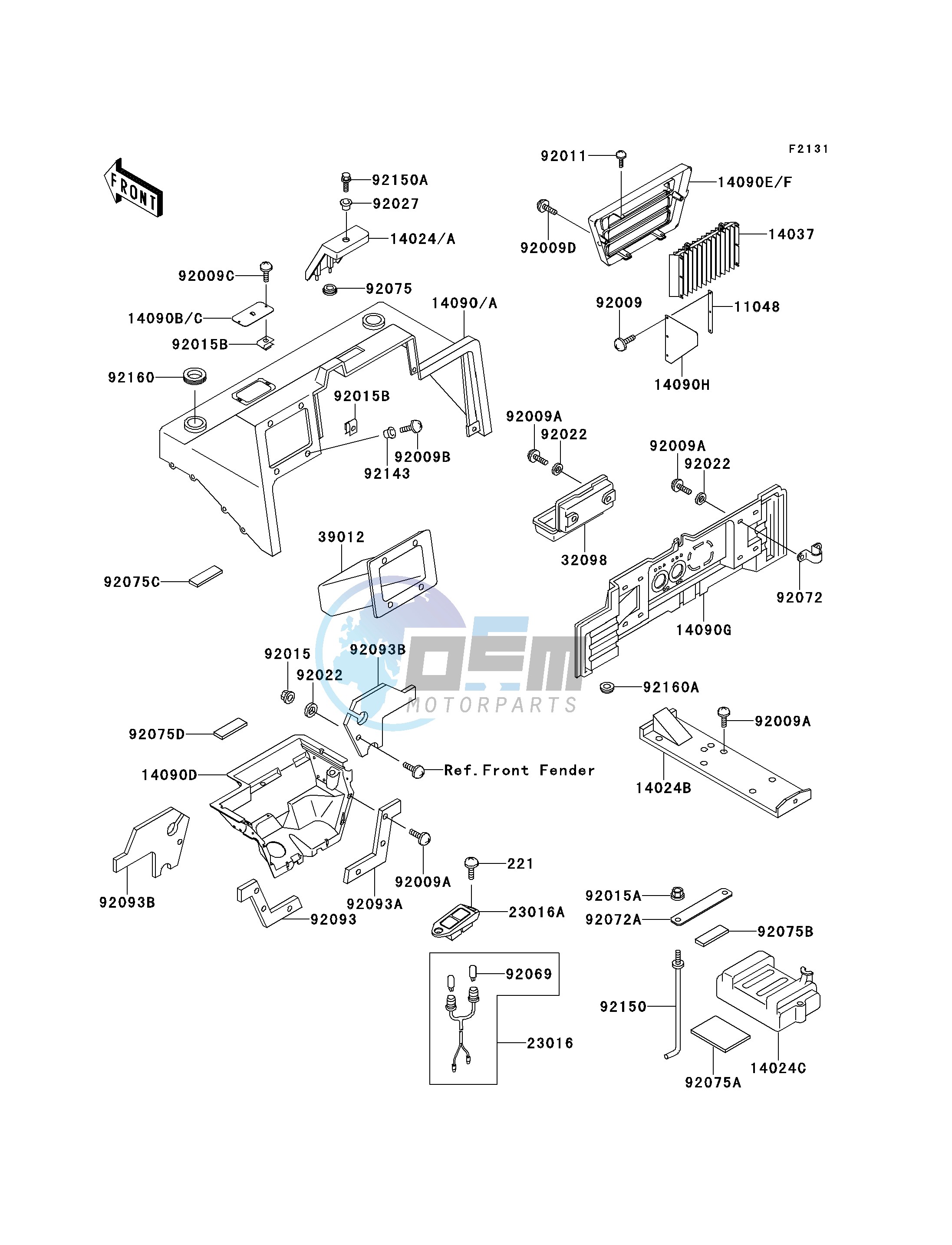 FRAME FITTINGS -- COVER- -