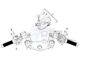 DNA 125-180 125 drawing Handlebar Switch