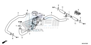 VFR1200X Europe Direct - (ED) drawing AIR INJECTION CONTROL VALVE