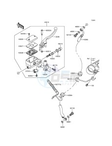 VULCAN 900 CUSTOM VN900CDF GB XX (EU ME A(FRICA) drawing Front Master Cylinder