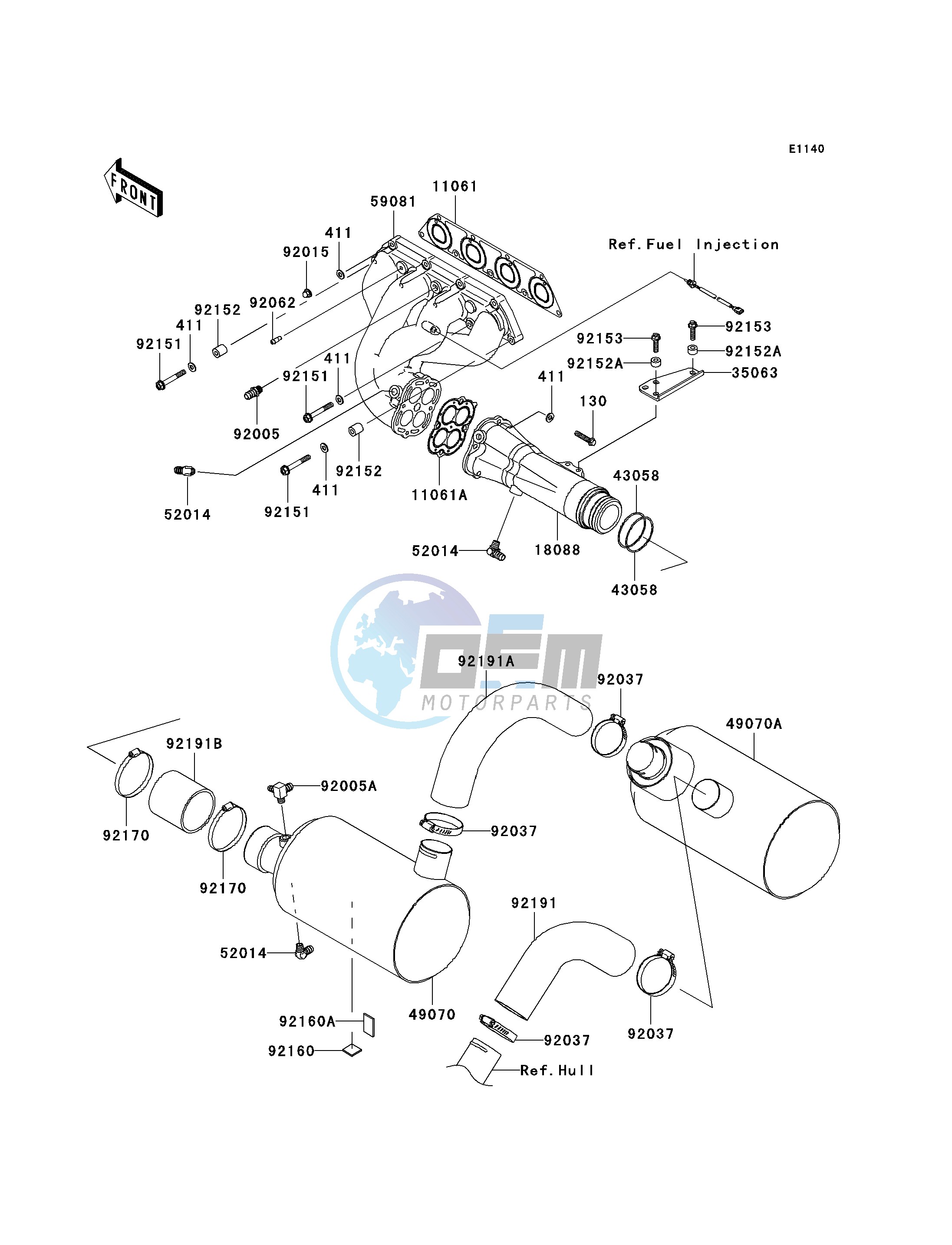 MUFFLER-- S- --- A6F - A8F- -