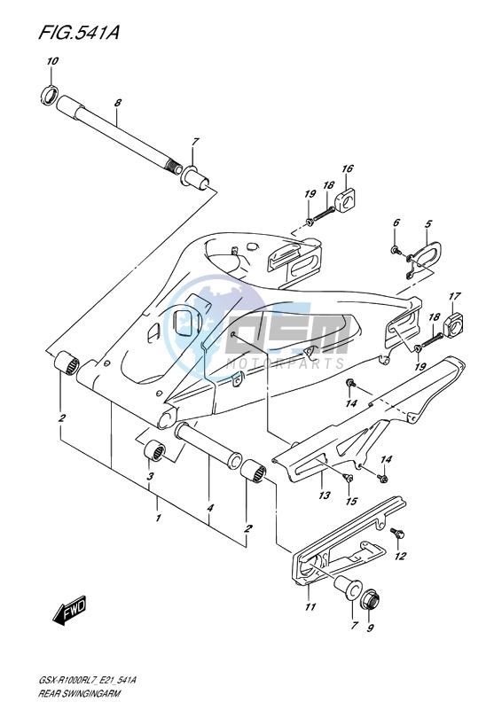 REAR SWINGINGARM