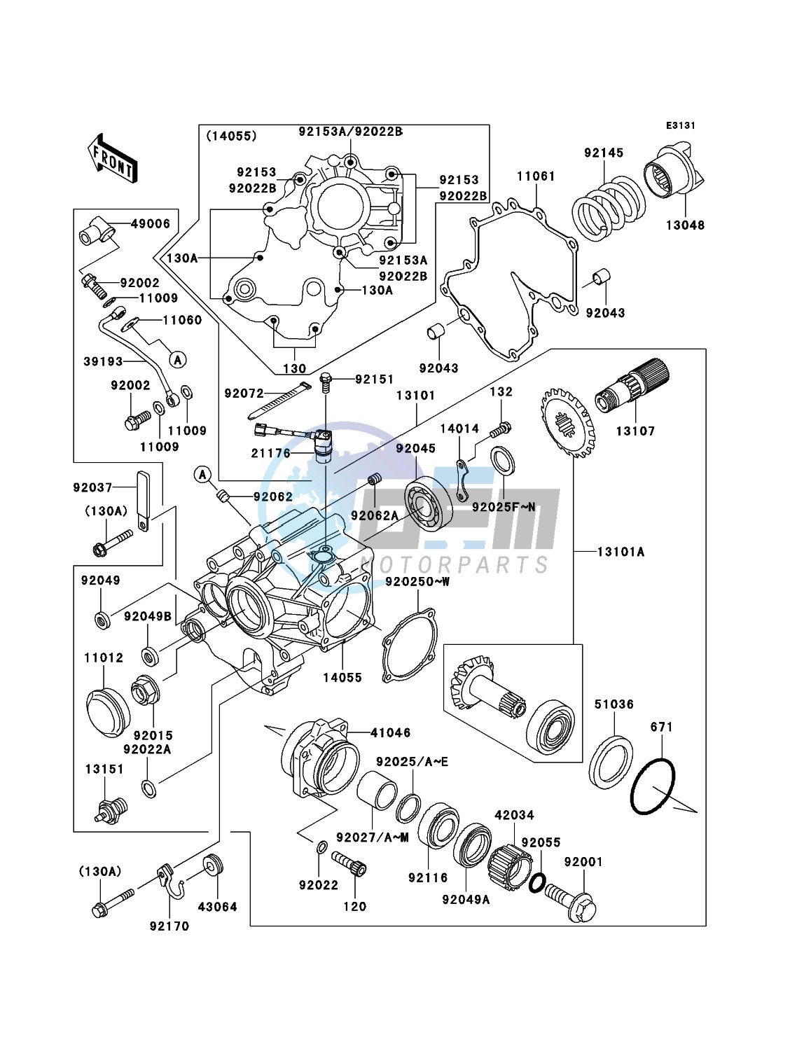 Front Bevel Gear