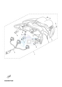 YN50F OVETTO 4T (2ACG) drawing TAILLIGHT