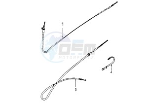 ELYSEO 125-150 - 125 cc drawing CONTROL CABLES