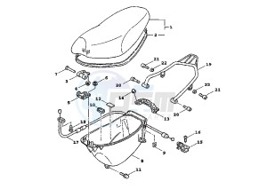 BW'S 100 drawing SEAT-CARRIER