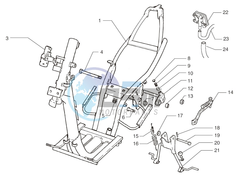 Chassis-Central stand