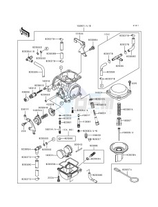 KL 650 B [TENGAI] (B2-B3) [TENGAI] drawing CARBURETOR