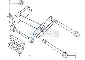 ELYSEO - 50 cc drawing SWINGING ARM