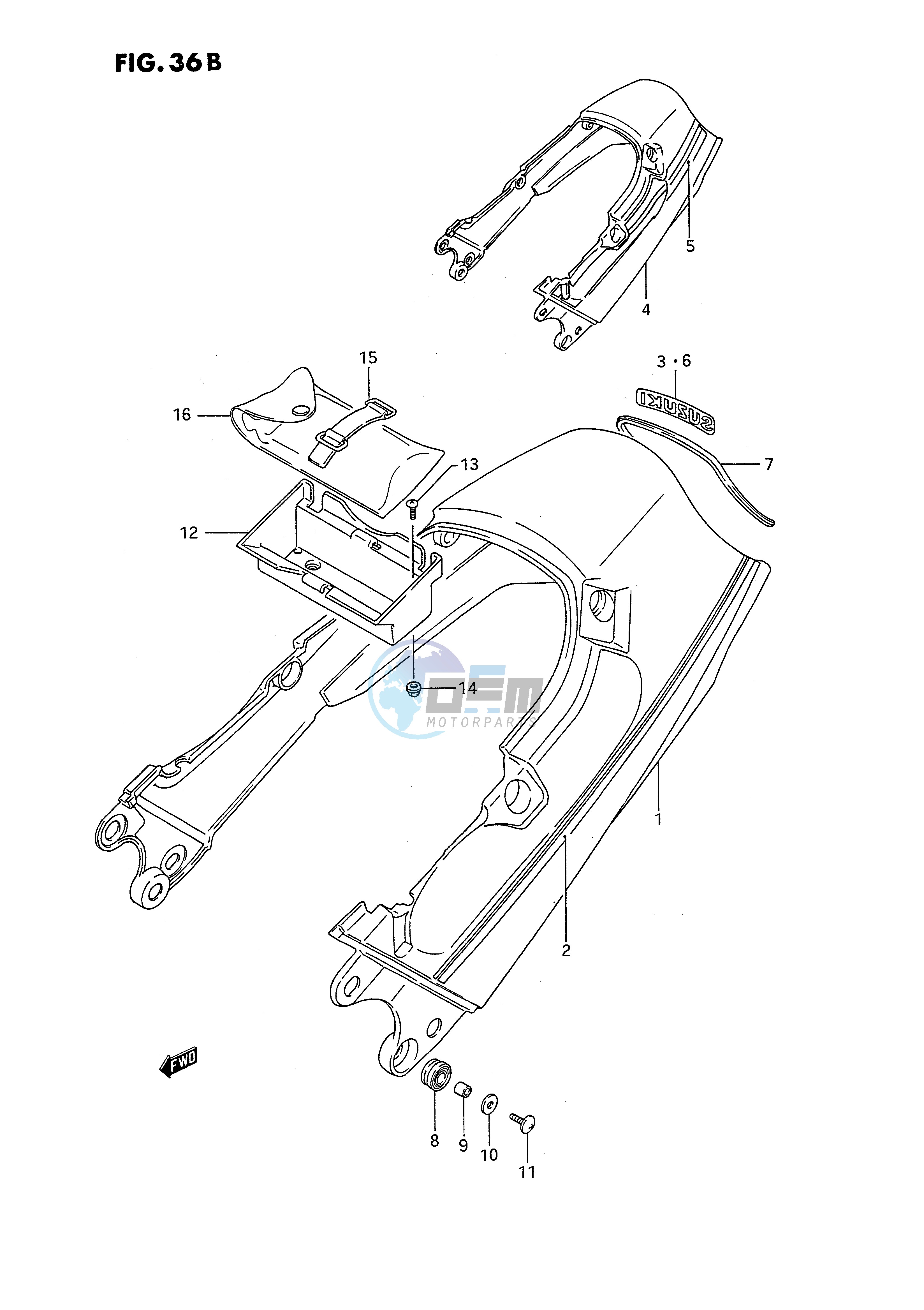 SEAT TAIL COVER (MODEL L)