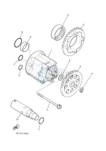 XJR1300C XJR 1300 (2PN3) drawing OIL PUMP