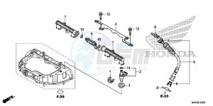 CBR1000SAG CBR1000 ED drawing INJECTOR