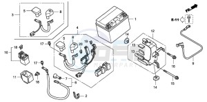 CBF1000A drawing BATTERY