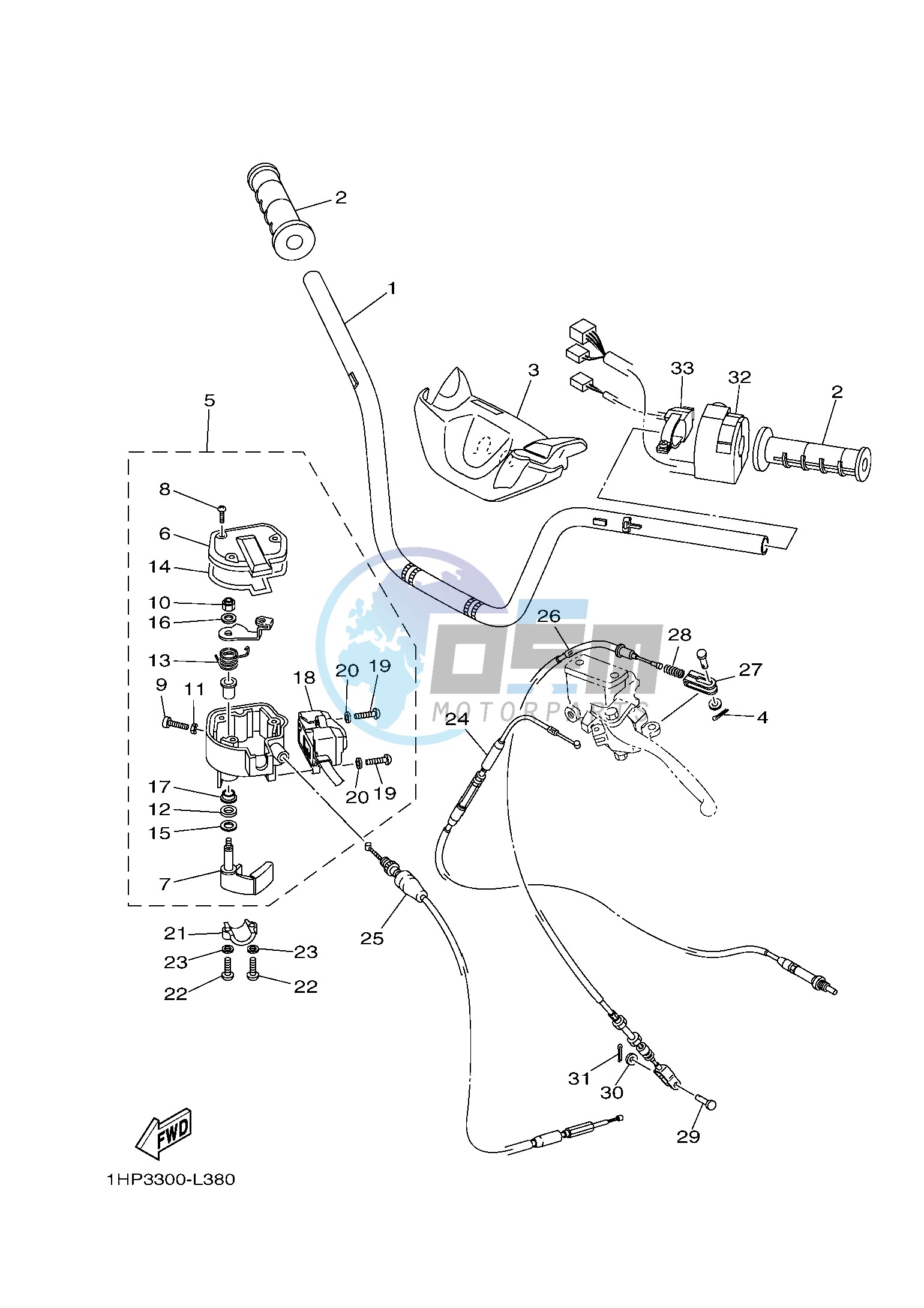 STEERING HANDLE & CABLE