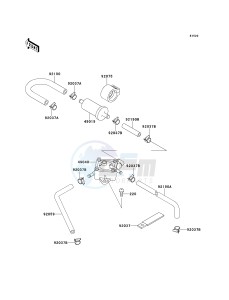 KAF 300 B [MULE 500] (B1-B2) [MULE 500] drawing FUEL PUMP