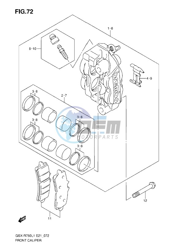 FRONT CALIPER