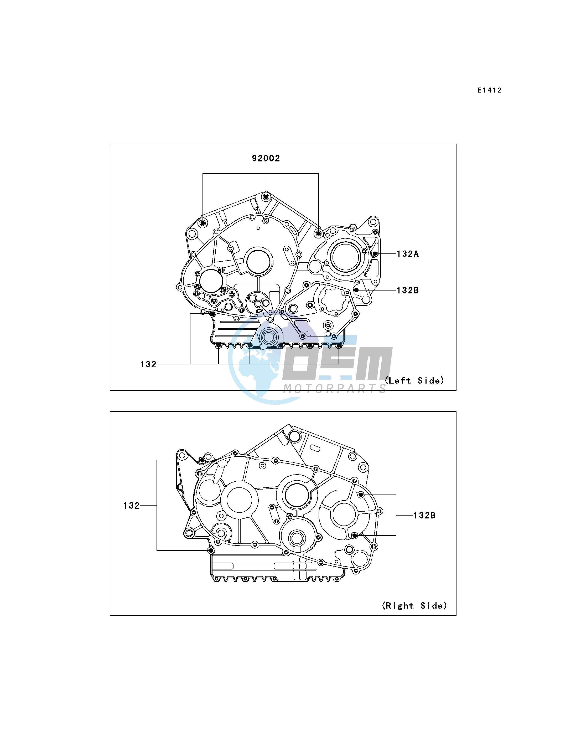 CRANKCASE BOLT PATTERN