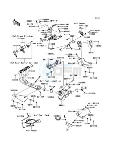 NINJA ZX-6R ZX600R9F FR GB XX (EU ME A(FRICA) drawing Muffler(s)