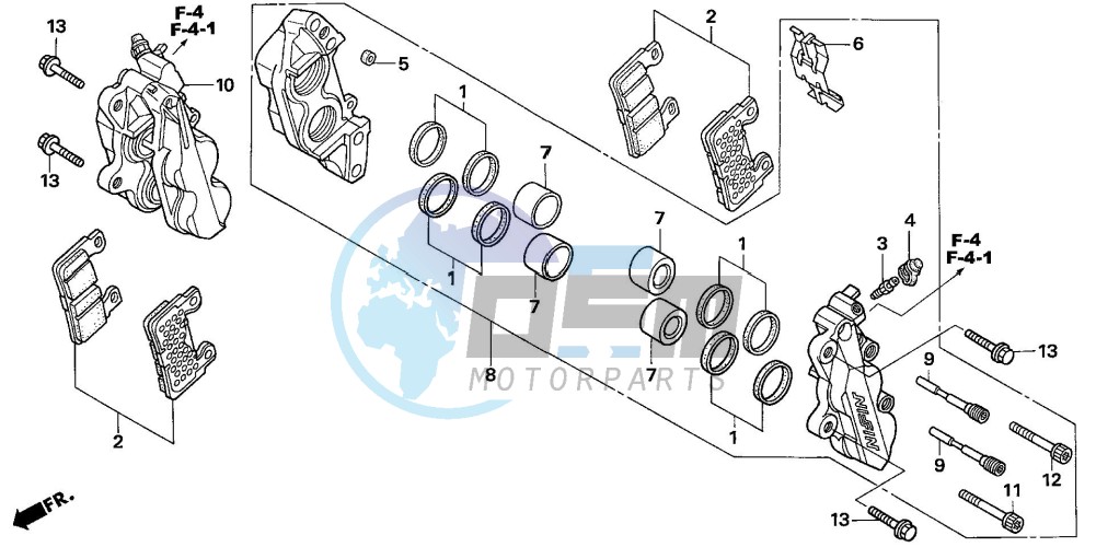 FRONT BRAKE CALIPER