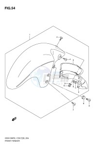 GSX1300R (E3-E28) Hayabusa drawing FRONT FENDER