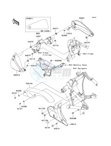 VN 2000 D [VULCAN 2000 LIMITED] (6F) D6F drawing SIDE COVERS_CHAIN COVER