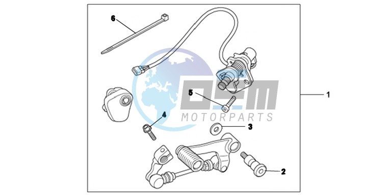 KIT,DCT PEDALSHI F