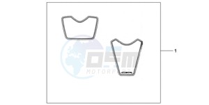 CBR1000RR9 Korea - (KO / MME) drawing RACING STICKERS