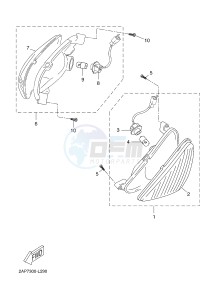 YN50FM NEO'S 4 (2CG6) drawing FLASHER LIGHT