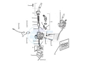 RCR_SMT 50 drawing Carburetors components