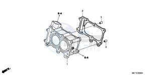 FJS600AB SilverWing ED drawing CYLINDER