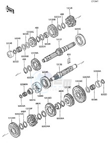 ZG 1200 B [VOYAGER XII] (B6-B9) [VOYAGER XII] drawing TRANSMISSION