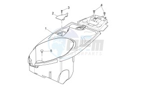 Sport City Street 125 4t 4v e3 drawing Undersaddle