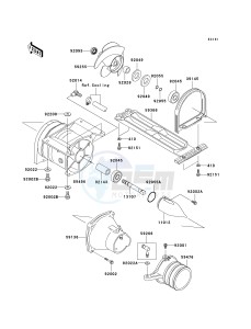 JS 800 A [800 SX-R] (A6F-A9F) A6F drawing JET PUMP