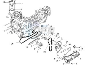 LX 125 4T E3 drawing Oil pump