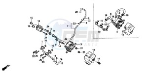 SLR650 drawing AIR SUCTION VALVE (1)