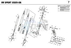 RR SPORT 50 drawing SUSPENSION