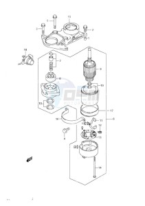 DF 60 drawing Starting Motor