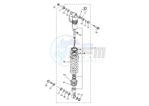 YZ F 426 drawing REAR SUSPENSION MY01