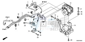 NC700SAC drawing ABS MODULATOR