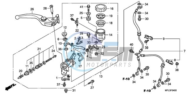 FR. BRAKE MASTER CYLINDER (CBR1000RR)