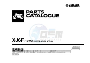 XJ6F 600 DIVERSION F (1CWJ) drawing .1-Front-Page