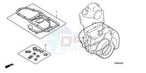 TRX250XA Australia - (U) drawing GASKET KIT B