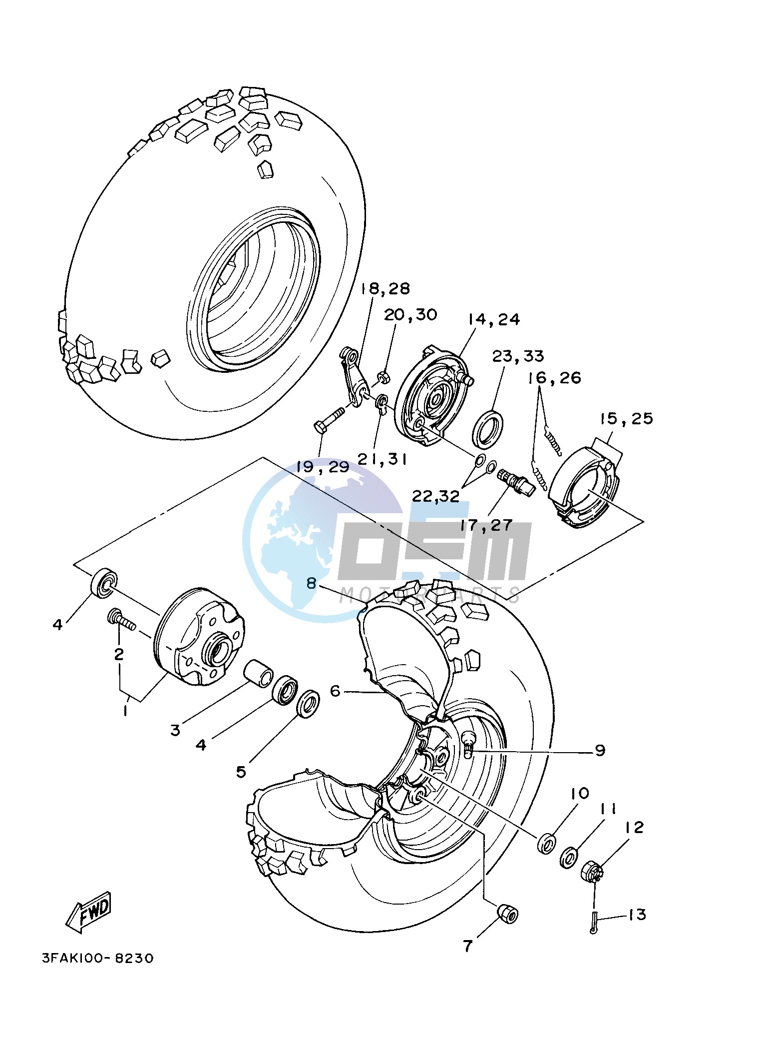 FRONT WHEEL