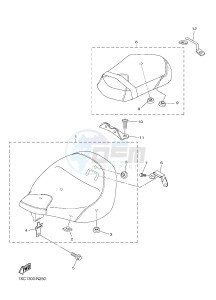 XVS950CUD-A XV950 ABS XV950 R-SPEC (BS58) drawing SEAT